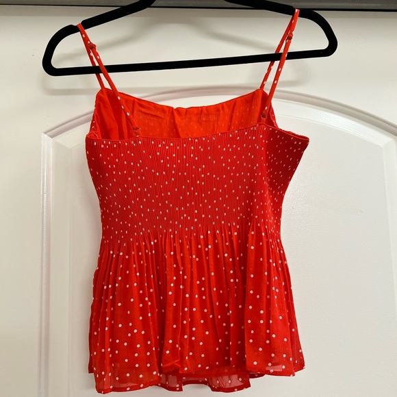 NWOT Lush Pleated Polka Dot Cami - Picture 4 of 6